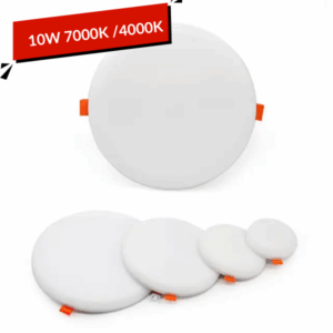 3d spot réglable rond 10w 7000k /4000k