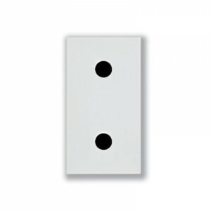 Prise électrique 2 pôles 16A blanche SYS45 Somef